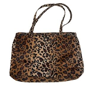 SIMPLY GO travel bag tote leopard handbag